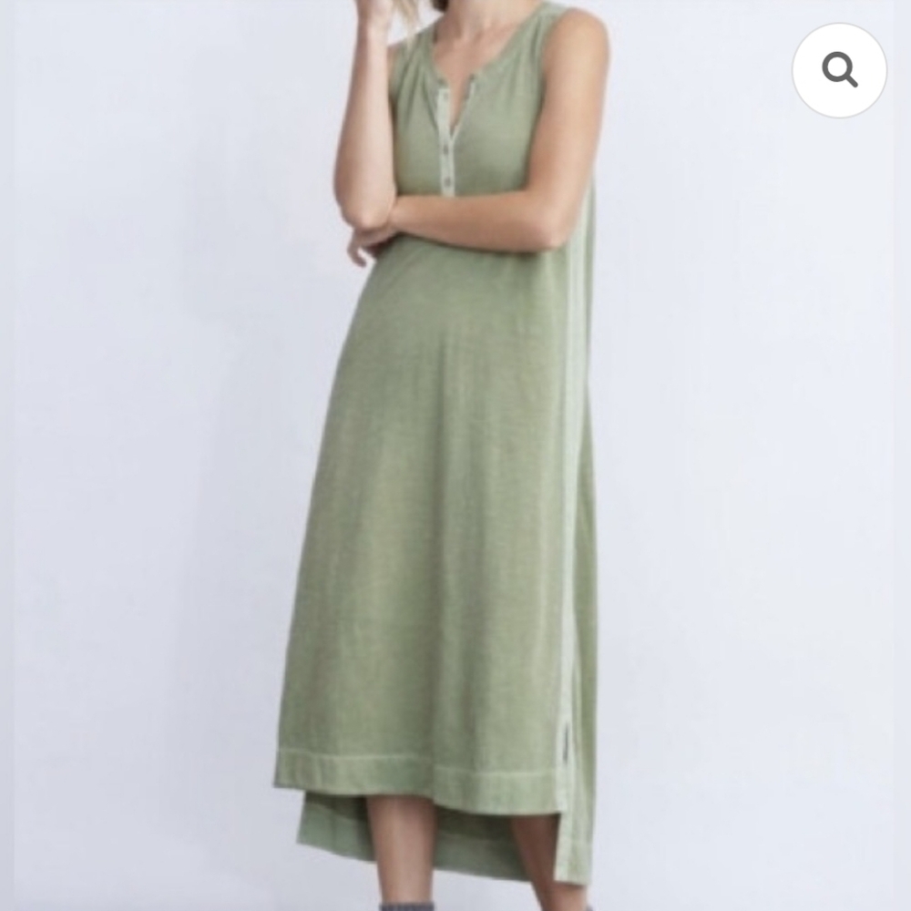 Saturday/Sunday By Anthropologie Henley Midi Dress